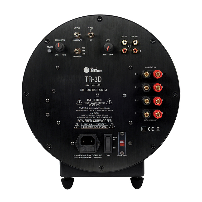 Gallo Acoustics GTR3DB230V TR-3D Subwoofer – Image 3